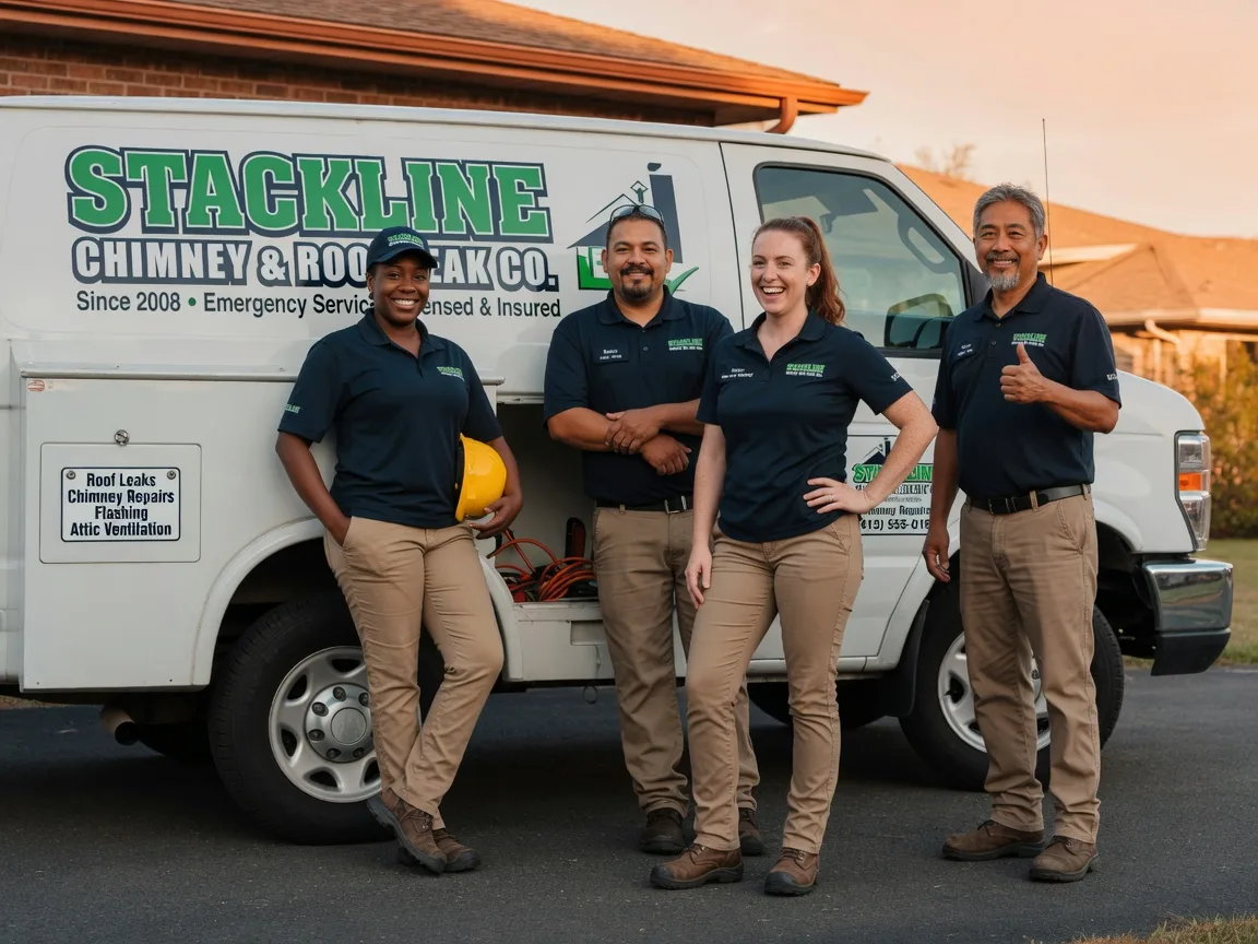 Chimney flashing repair company in Rochelle, VA